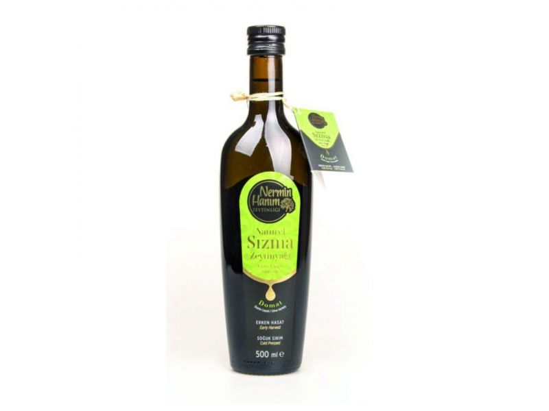 Domat - Erken Hasat Soğuk Sıkım Zeytinyağı (500ml)