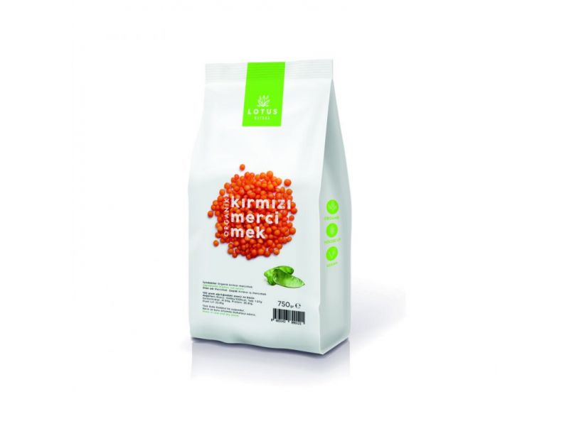 Lotus Natura Organik kırmızı mercimek 750 gr