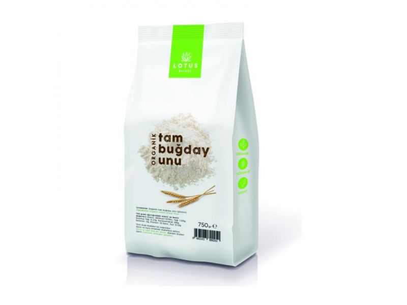 Lotus Natura Organik Tam Buğday Unu 750 gr