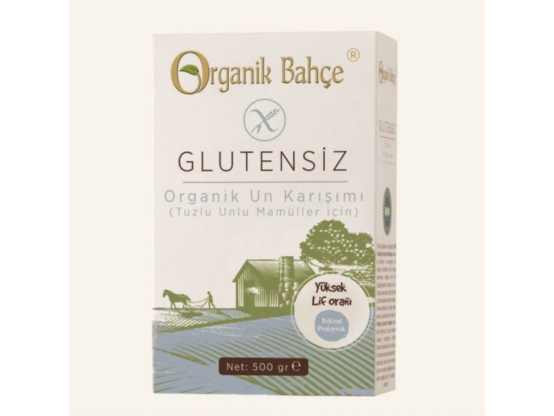 Organik Glutensiz Tuzlu Unlu Mamüller için Un Karışımı 500 gr