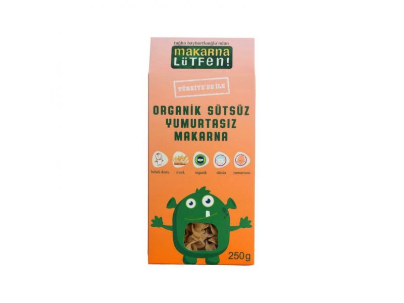 Organik Sütsüz Yumurtasız Makarna