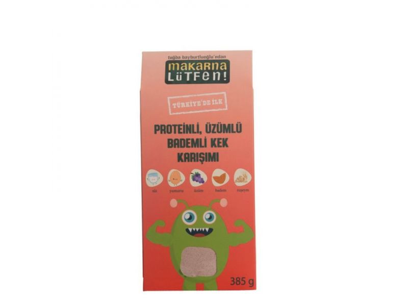 Proteinli, Üzümlü & Bademli Kek Karışımı