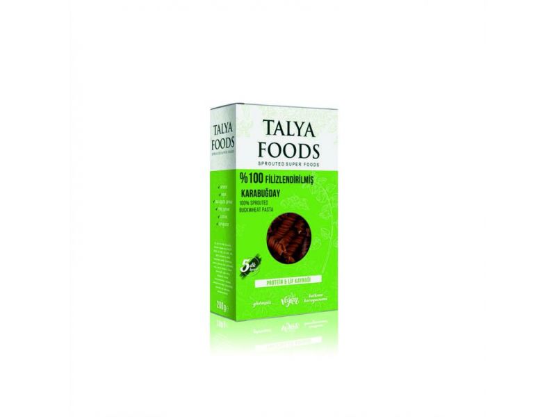Talya Foods Filizlendirilmiş Çiğ Karabuğday Makarnası 200g