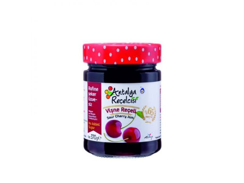 VİŞNE REÇELİ 370G RAFİNE ŞEKER İLAVESİZ