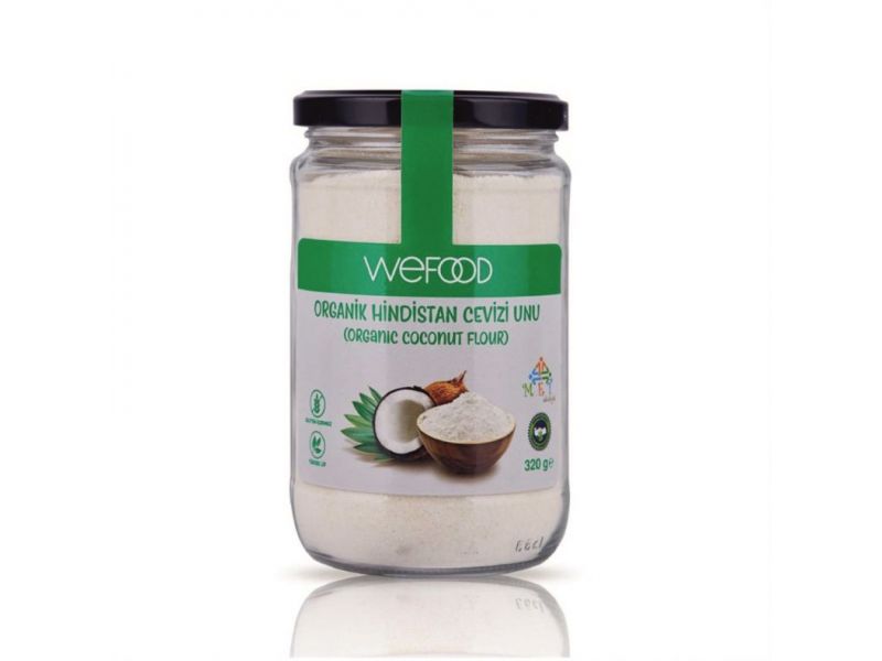 Wefood Organik Glütensiz Hindistan Cevizi Unu 320 gr (Organik