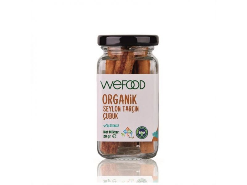 Wefood Organik Seylon Tarçın Çubuk 20 gr