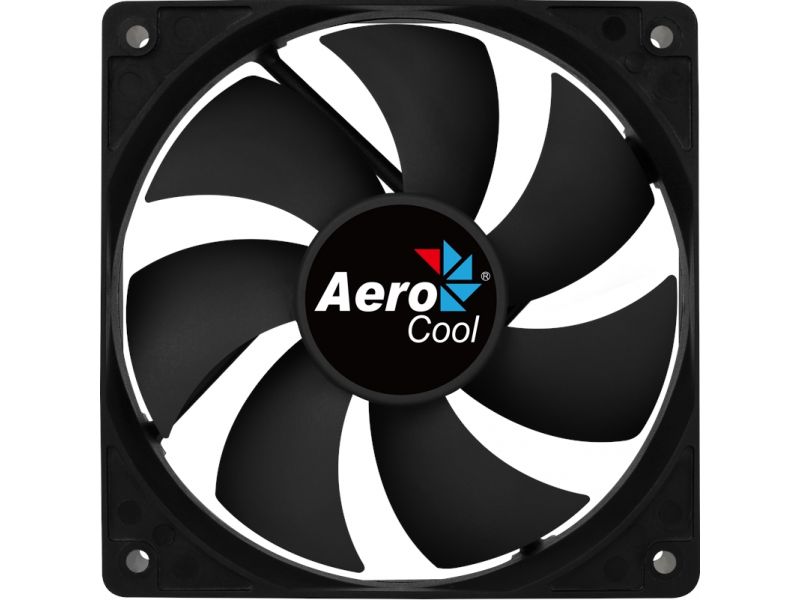 AEROCOOL AE-CFFR120BK 12CM SİYAH SESSİZ KASA FANI