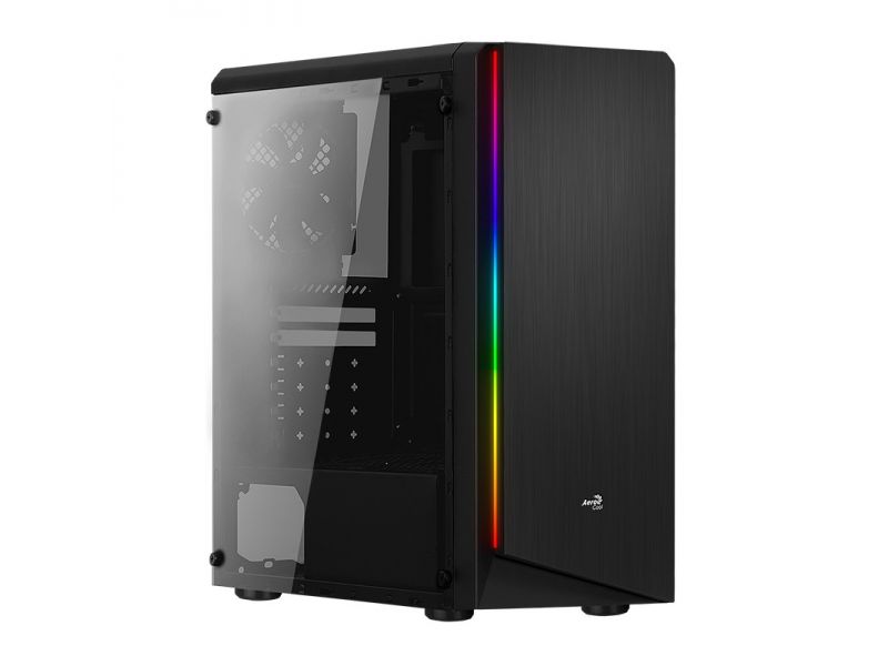 AEROCOOL RIFT 500W 80+ 1x12CM FAN SİYAH RGB KASA AE-RIFT-BG580
