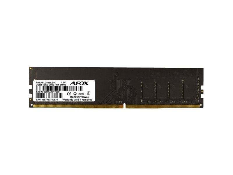 AFOX 16GB 3000MHz DDR4 AFLD416LS1C PC RAM