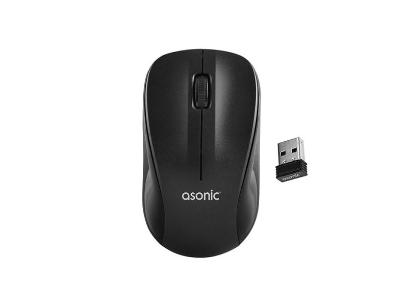 ASONIC AS-WM5 USB 1200 DPI SİYAH KABLOSUZ MOUSE