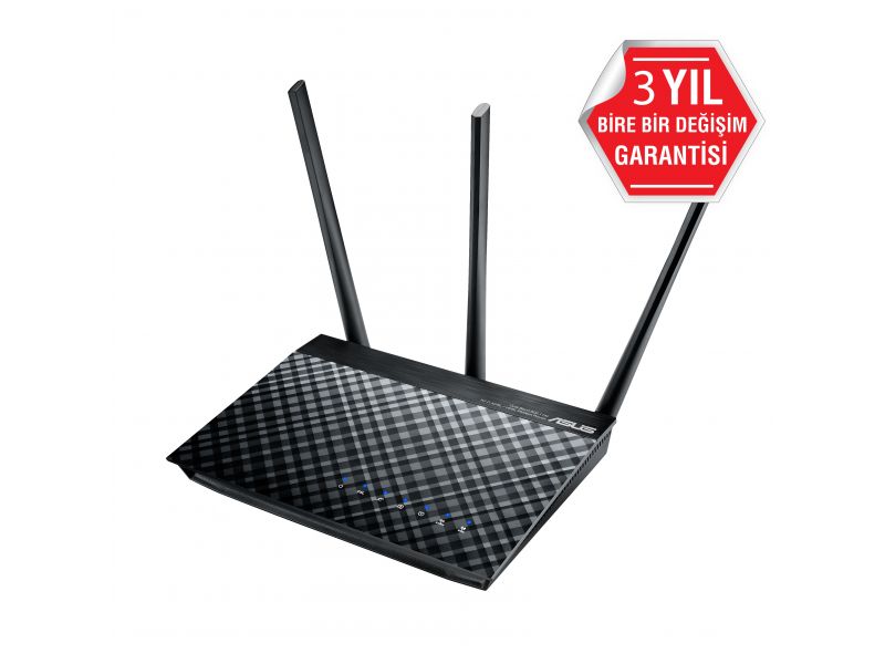 ASUS DSL-AC51 300Mbps+433Mbps 2 PORT 3 ANTEN VPN KABLOSUZ ADSL/ADSL+/VDSL2 2.4GHZ+5GHZ