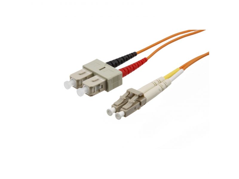 BLS PCSCLCOM2DX2 SC-LC DUPLEX MM OM2 50/125 PATCH CORD 2 MT