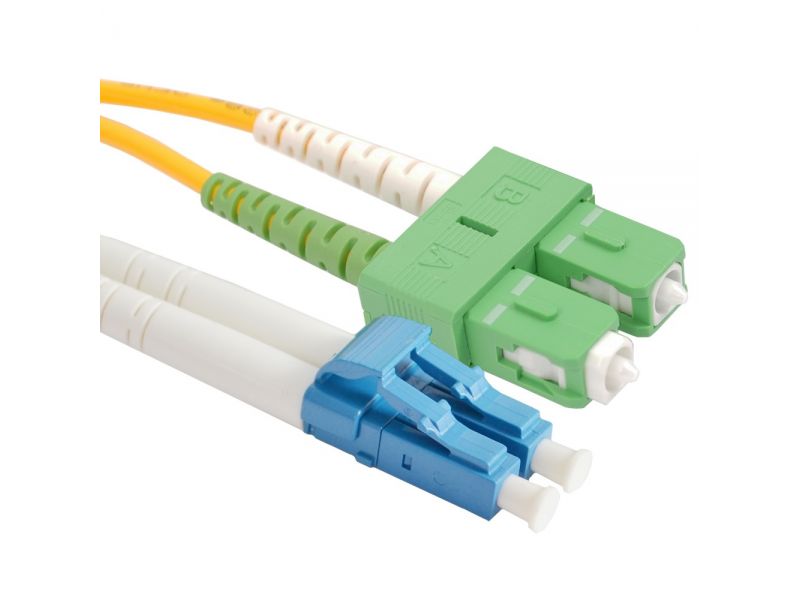 BLS PCSCLCSMDX2 SC-LC DUPLEX SM 9/125 PATCH CORD 2 MT