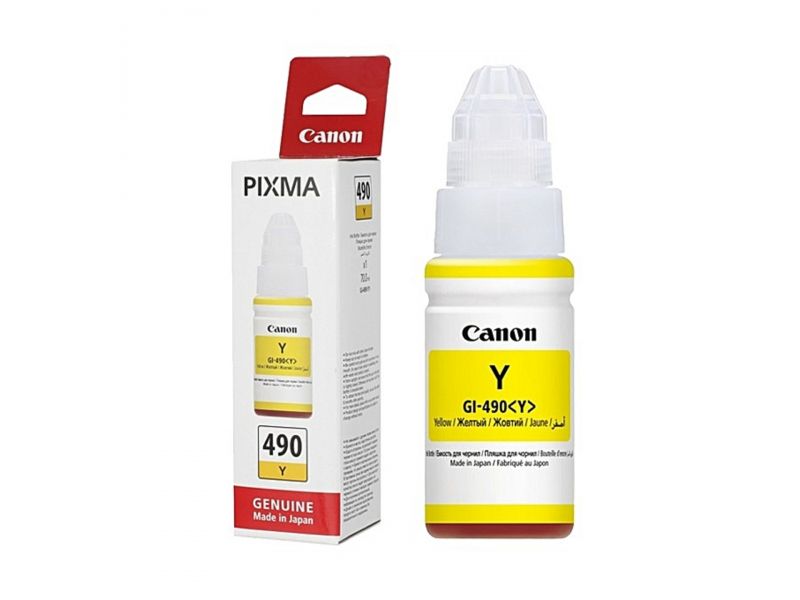 CANON GI-490Y SARI TANKLI YAZICILAR İÇİN MÜREKKEP 70ML 7000 Sayfa