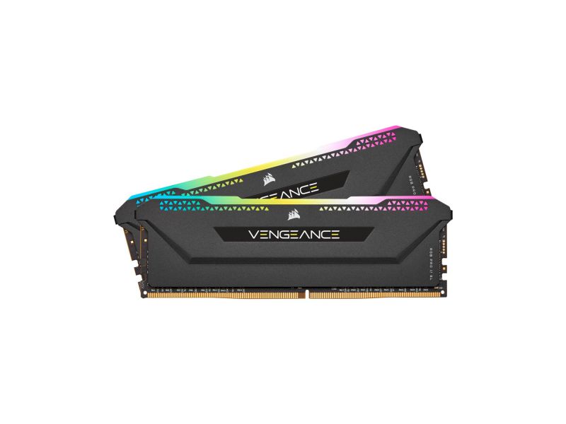 CORSAIR 16GB (2x8GB) 3200MHZ DDR4 CMH16GX4M2E3200C16 VENGEANCE RGB PRO SL PC RAM