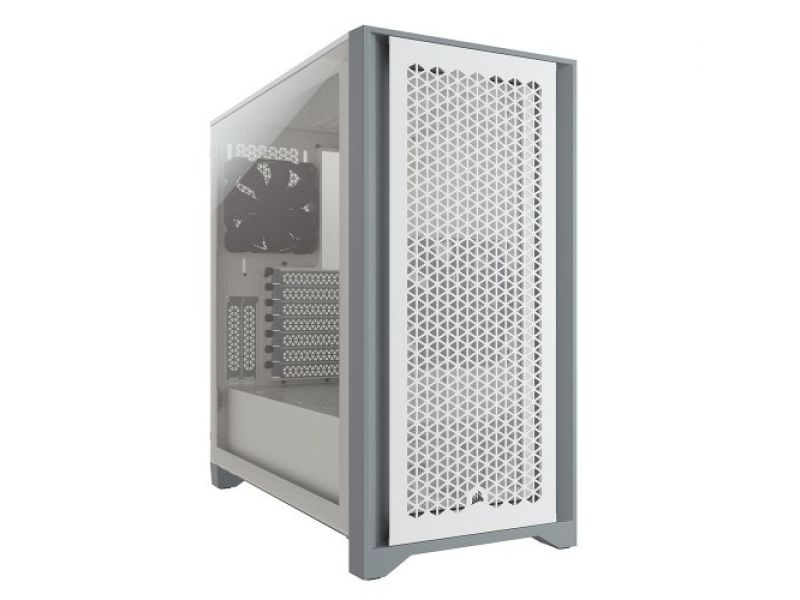 CORSAIR 4000D AF TG WHITE PSU YOK 2x12CM FAN GAMING KASA CC-9011201-WW