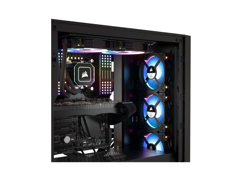 CORSAIR 4000D TG BLACK PSU YOK 2x12CM FAN TEMPERLİ CAM GAMING KASA CC-9011198-WW