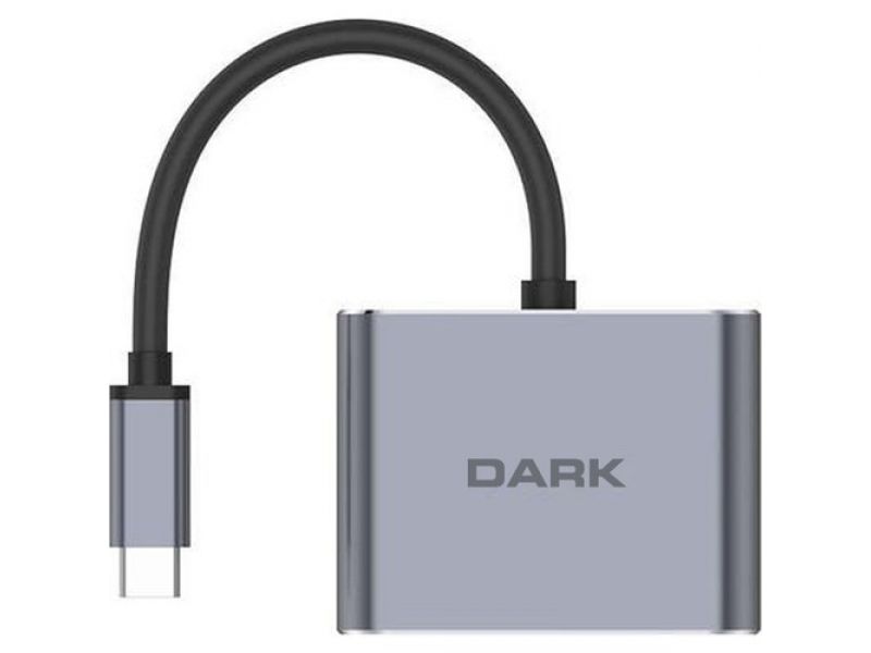 DARK DK-AC-U31XMST USB 3.1 TYPE-C TO VGA + HDMI DÖNÜŞTÜRÜCÜ