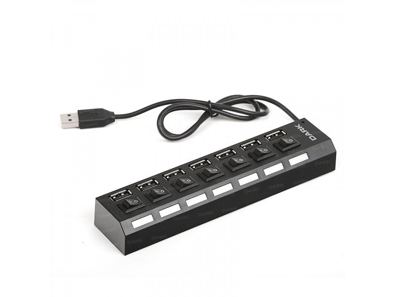 DARK DK-AC-USB272 7 PORT USB 2.0 ANAHTARLI USB ÇOKLAYICI
