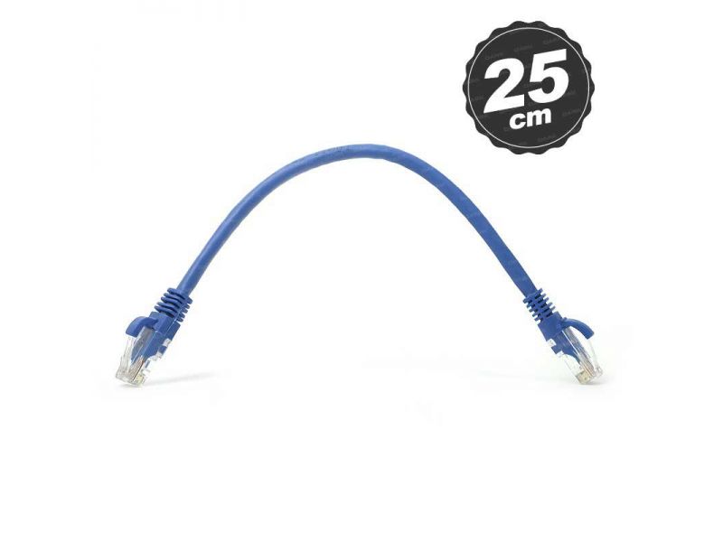 DARK DK-CB-NT6U25BU 25CM UTP CAT6 PATCH KABLO MAVİ AWG24/7