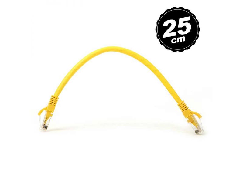 DARK DK-CB-NT6U25Y 25CM UTP CAT6 PATCH KABLO SARI AWG24/7