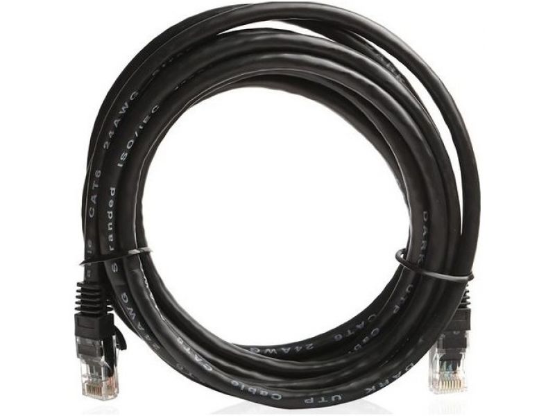 DARK DK-CB-NT6U500B 5MT UTP CAT6 PATCH KABLO SIYAH AWG24/7