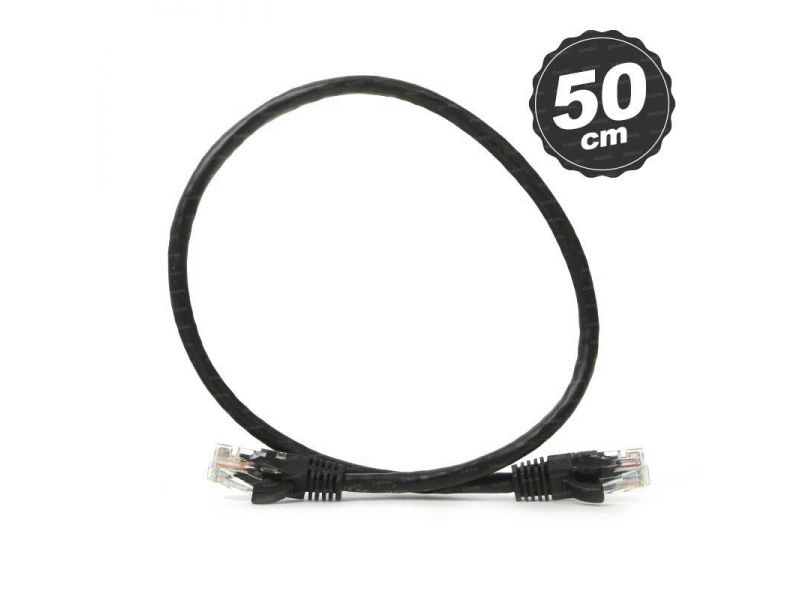 DARK DK-CB-NT6U50B 50CM UTP CAT6 PATCH KABLO SIYAH AWG24/7