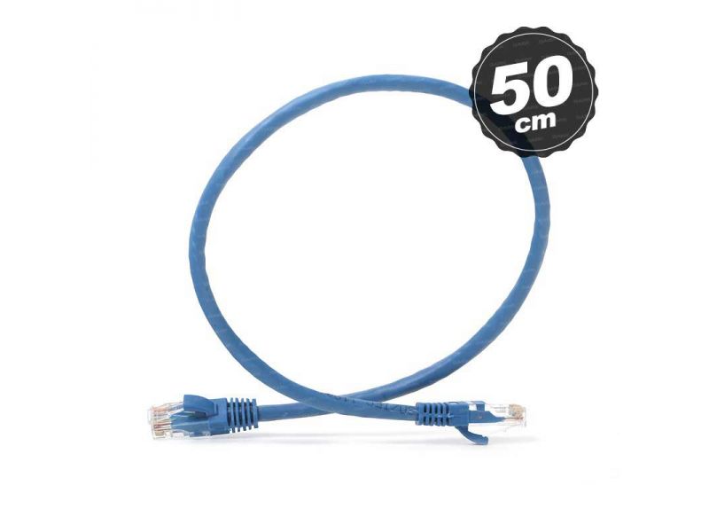 DARK DK-CB-NT6U50BU 50CM UTP CAT6 PATCH KABLO MAVİ AWG24/7