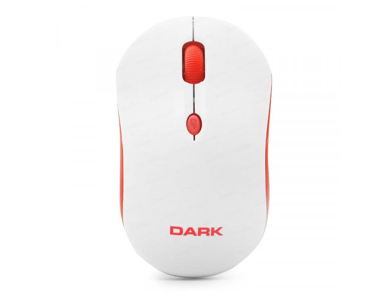 DARK MSW100W KABLOSUZ 1600 DPI KIRMIZI/BEYAZ MOUSE