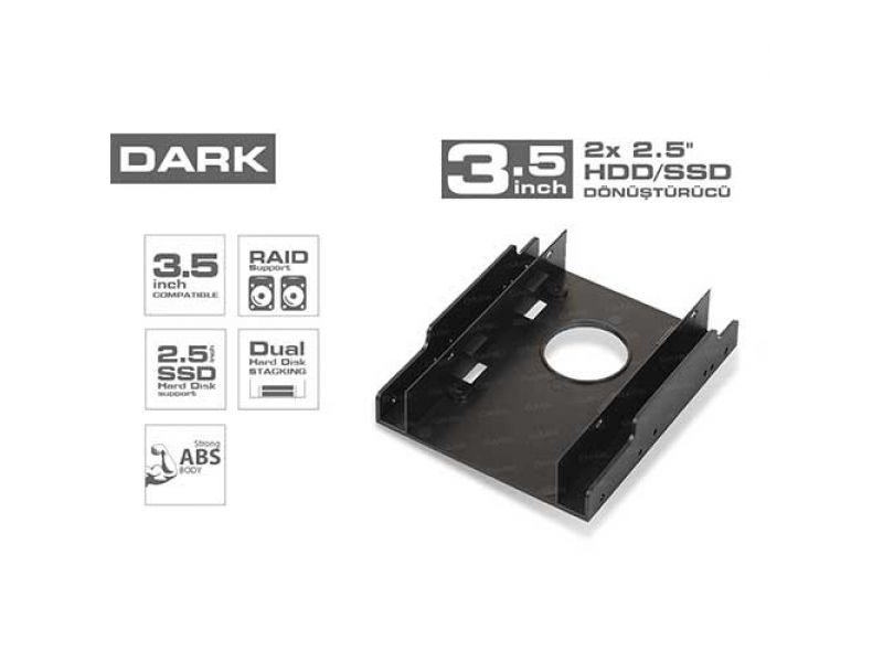 DARK STOREX DK-AC-DA35X25 2.5" SSD TO 3.5" HDD KASA İÇİ MONTAJ KİTİ