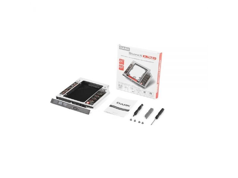 DARK STOREX XTARY DK-AC-DSOSD12 12.7MM NOTEBOOK OPTİK SATA SSD HDD KUTU