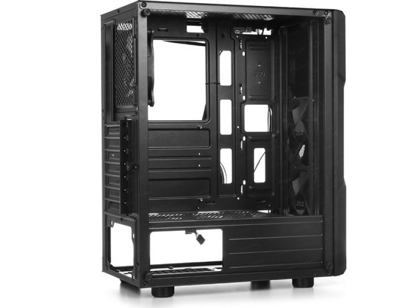 DARK X-FORCE 500W 80+ BR 3x12CM RGB FAN ATX PENCERELİ SİYAH GAMING KASA DKCHXFORCE580BR