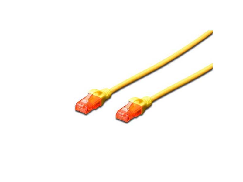 DIGITUS DK-1617-030/Y 3 MT UTP CAT6 PATCH KABLO SARI Cu, LSZH AWG 26/7