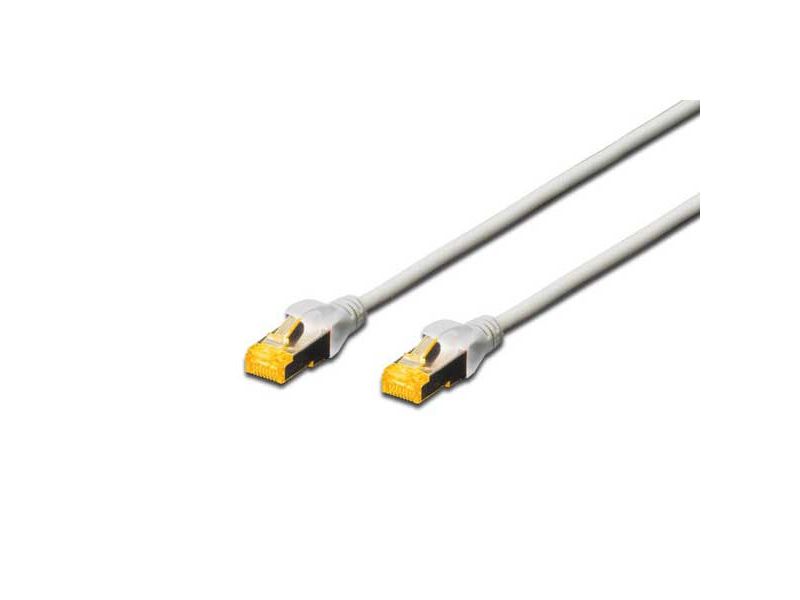 DIGITUS DK-1644-A-010 1MT S/FTP CAT6A PATCH KABLO GRI Halogenfree, Cu, AWG 26/7