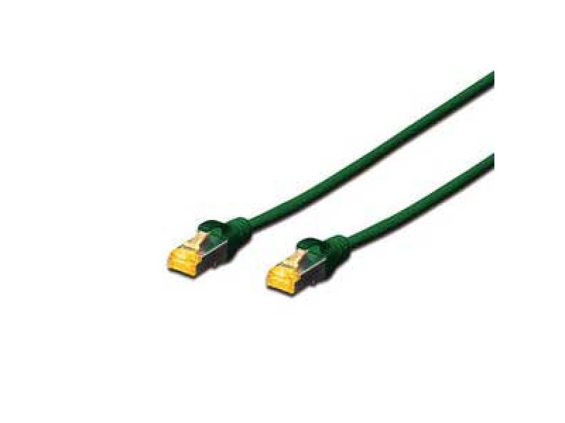DIGITUS DK-1644-A-010/G 1MT S/FTP CAT6A PATCH KABLO YEŞİL Halogenfree, Cu, AWG 26/7