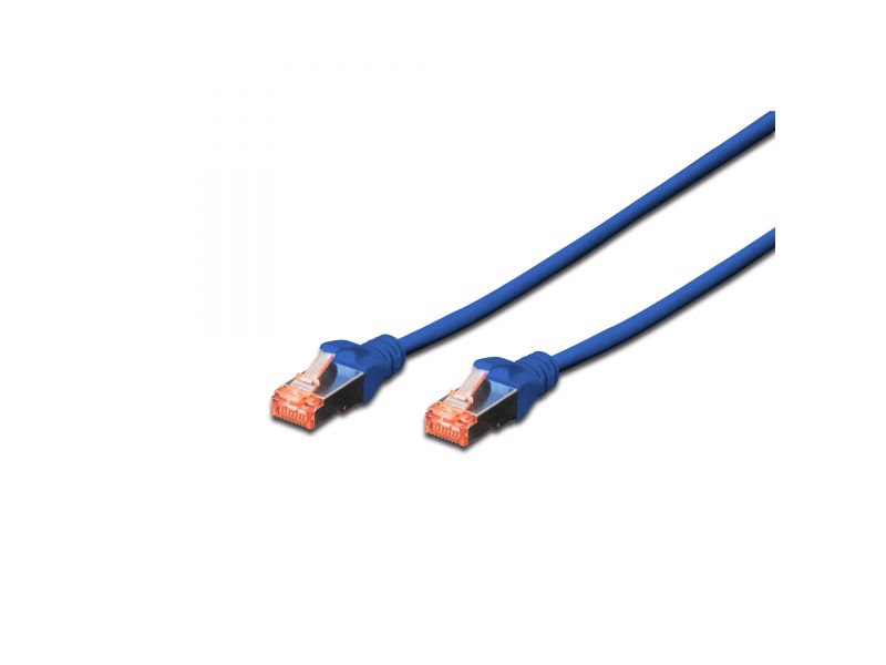 DIGITUS DK-1644-A-020/B 2MT S/FTP CAT6A PATCH KABLO MAVİ Halogenfree, Cu, AWG 26/7