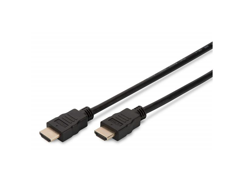 DIGITUS DK-330107-010-S HDMI KABLO AĞ DESTEKLİ/UHD 1MT Ver1.4 ALTIN UÇLU 3D