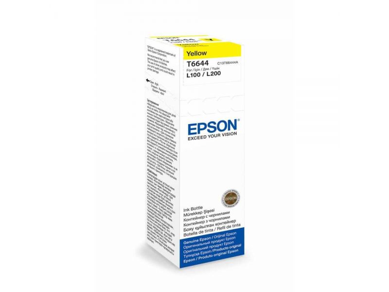 EPSON T6644 C13T66444A SARI  MÜREKKEP 70ML