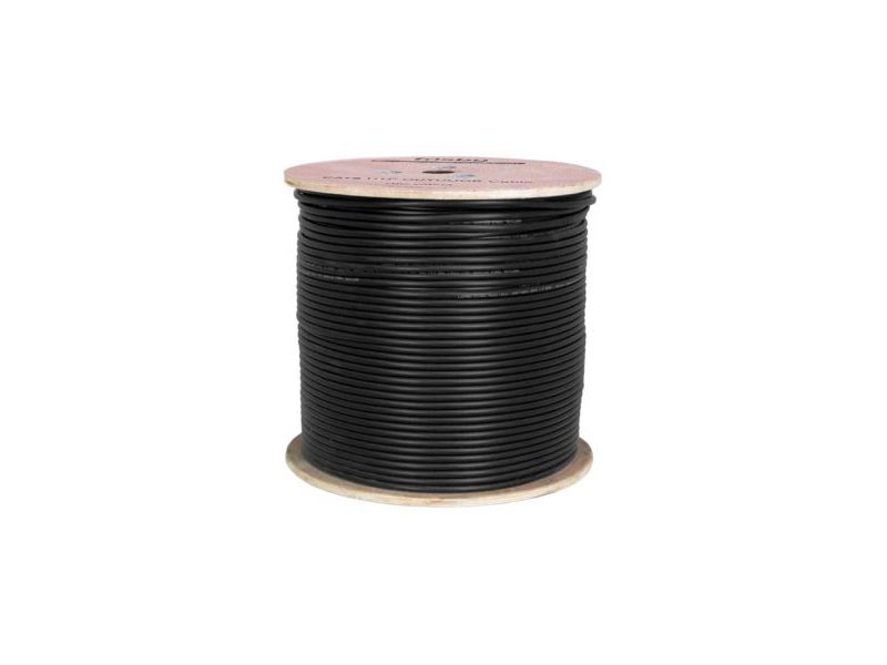 ERAT EDC-23C6UPE2BC-500MK 500MT UTP CAT6 OUTDOOR NETWORK KABLO SIYAH 23AWG ÇİFT KILIFLI