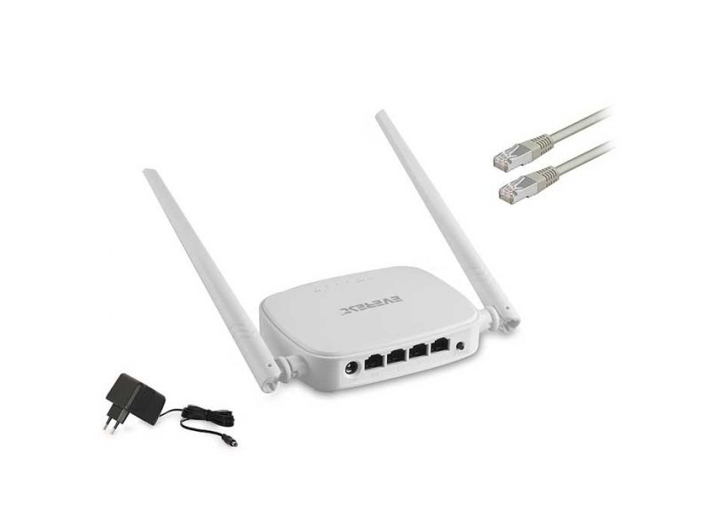 EVEREST EWR-301 300MBPS 4PORT 2 ANTEN 5DBI 2.4GHz INDOOR ACCESS POINT/ROUTER/REPEATER