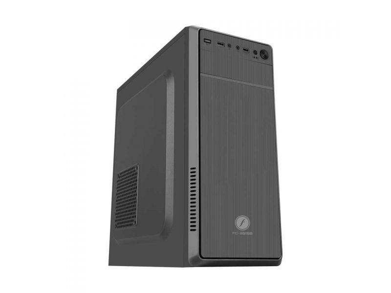 FRISBY FC-2915B 350W 1x12CM FAN MIDI TOWER DELİKLİ PANEL 2xUSB2.0 SİYAH KASA