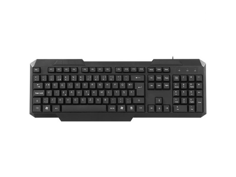 FRISBY FK-4812FU TR KABLOLU STANDART SİYAH F KLAVYE 
