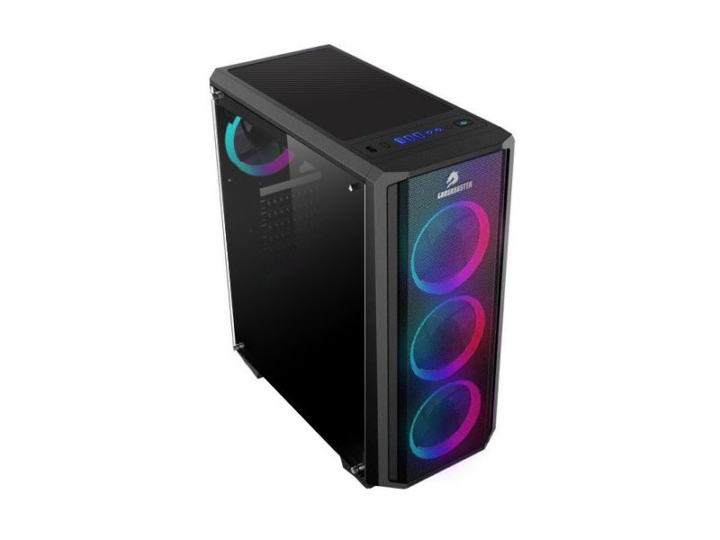 GAMEBOOSTER GB-G3030B 4x12CM FAN ATX PENCERELİ USB3.0 SİYAH KASA PSU YOK