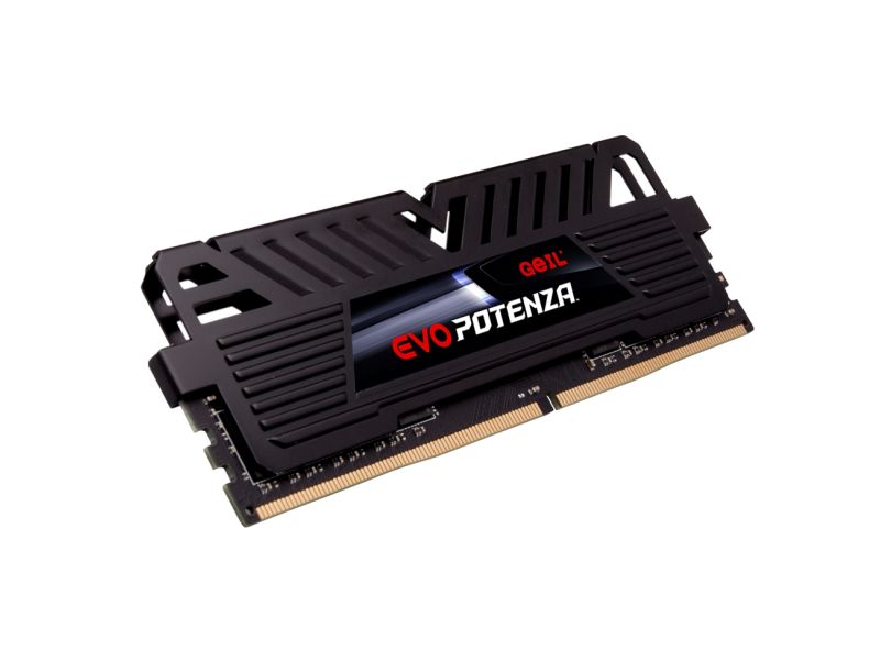 GEIL 8GB 3200MHZ DDR4 EVO POTENZA AMD RYZEN CL16 1.35V GAPB48GB3200C16ASC UDIMM BLACK