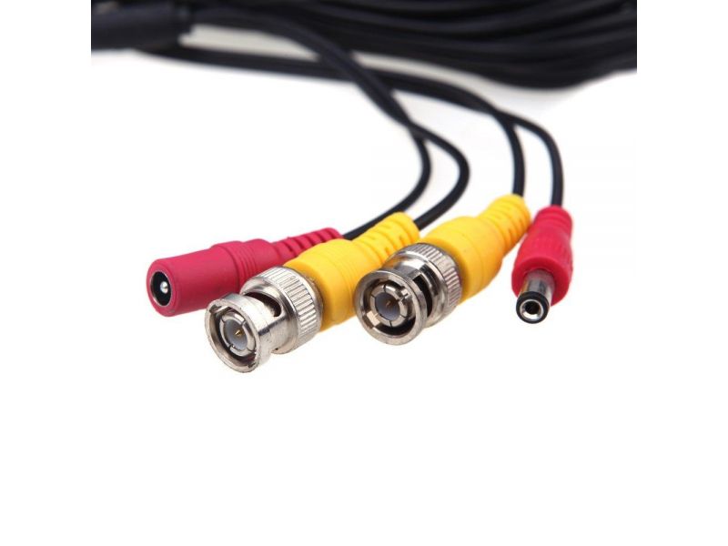 HBF BNC+POWERJACK 30MT ÇİFT TARAFLI HAZIR KABLO