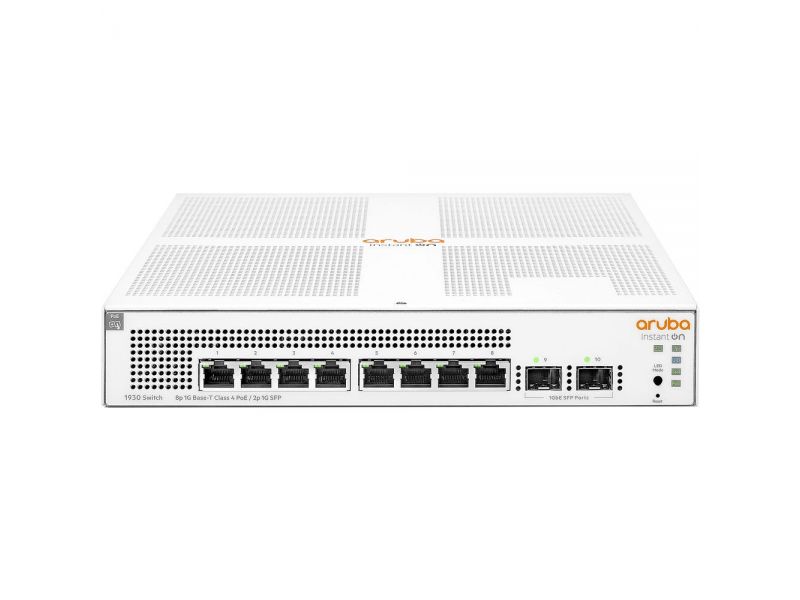 HP 1930 / JL681A 8 PORT 10/100/1000 8 PORT POE+ 2xSFP YONETILEBILIR RACK MOUNT SWITCH
