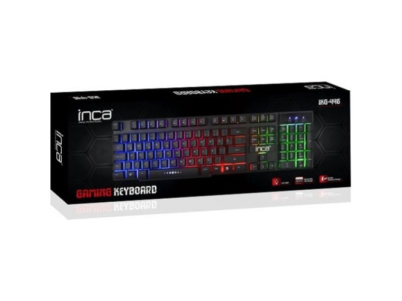 INCA IKG-446 RAINBOW EFECT USB RGB MEKANIK GAMING KLAVYE