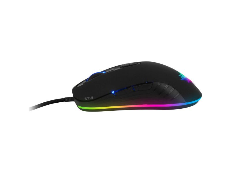 INCA IMG-348 PHALDOR USB 3200DPI SİYAH 7XBUTTONS RGB GAMING MOUSE