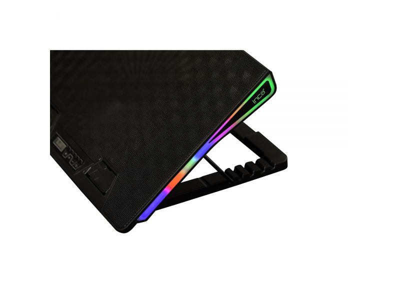 INCA INC-609TGS GMS ARRAX SERİES SİYAH RGB LCD PANEL NOTEBOOK SOĞUTUCU