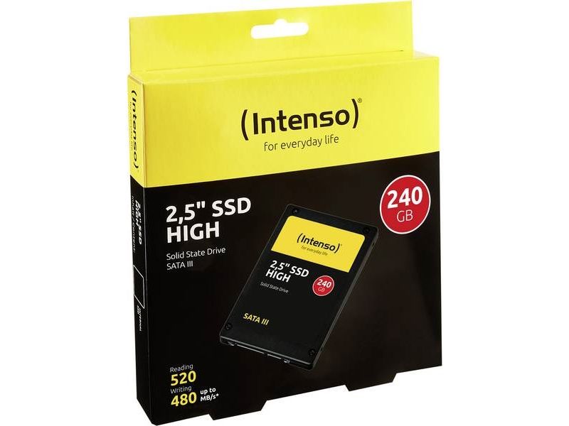 INTENSO HIGH 240GB 520/480MB/s 2.5" SATA 3.0 SSD 3813440